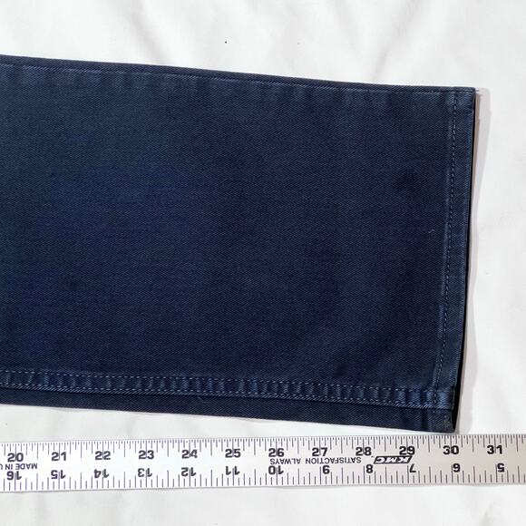 Vans Off the Wall Chino Pants 32x30 Navy Blue Modern Fit Mid Rise New - Picture 9 of 10